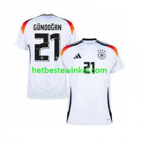 Duitsland Ilkay Gundogan 21 Voetbalshirts Thuis EK 2024